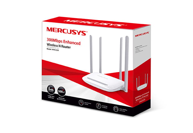 MERCUSYS ROUTER HIGH POWER N300 MW325R-M