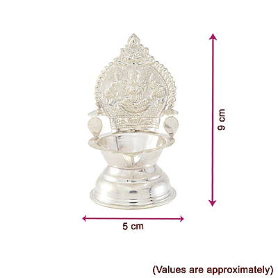 Silver Diya | Traditional Lamp for Pooja & Gifting