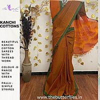 KANCHI COTTON SAREE GVTSHCS21049 KANCHI COTTON SAREE GVTSHCS21049
