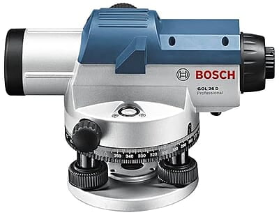 Bosch GOL 26 D-2 Plastic Professional Optical Level (Blue), 1 Piece
