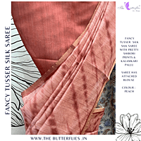SEMI TUSSER SILK SAREE SFHSTSK23685