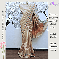 CHANDERI SILK COTTON SAREE DVFSCDS23786 CHANDERI SILK COTTON SAREE DVFSCDS23786