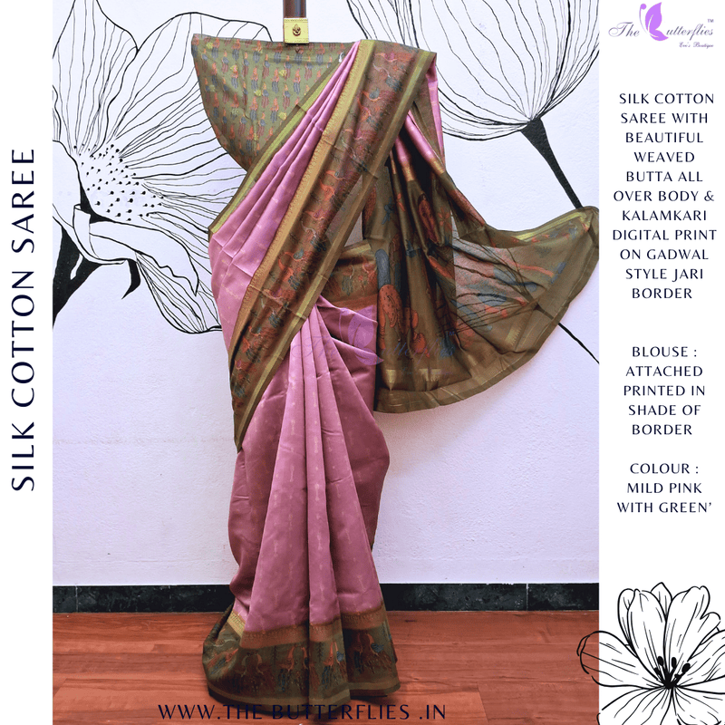 SILK COTTON SAREE  DCMSSCS23870