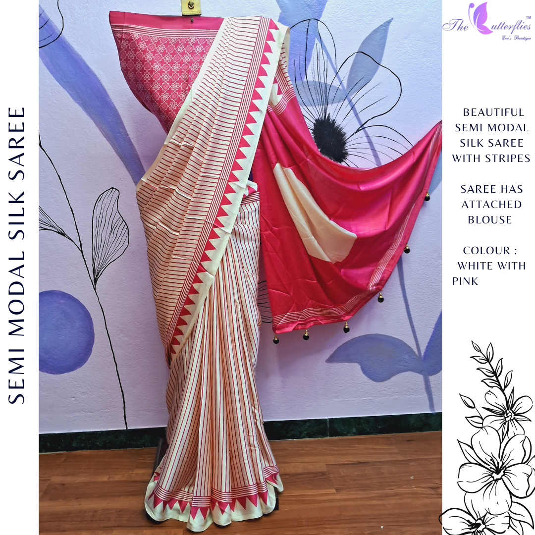 SEMI MODAL SILK SAREE  DCMSmss24255