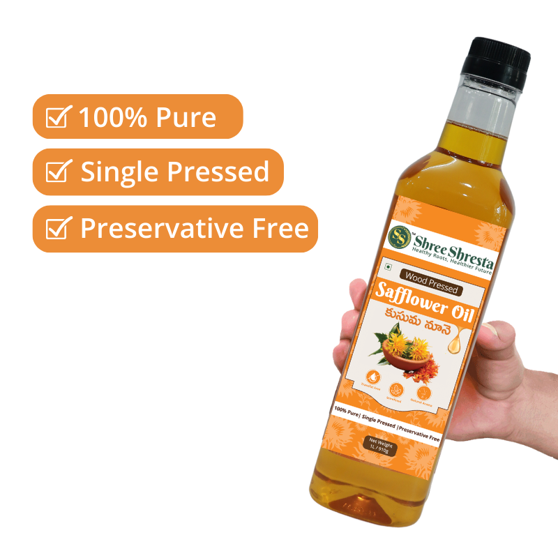 Wood-Pressed Safflower Oil