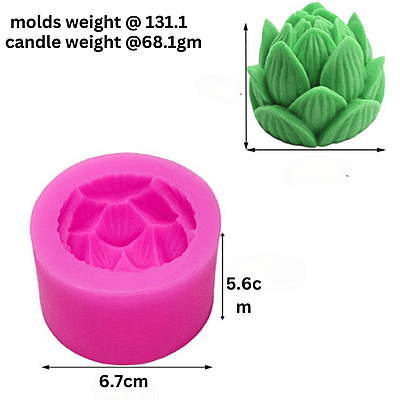 Silicon Mold Candle Flower 1 Lotus - 70g MB Silicon Mold Candle Flower 1 Lotus - 70g MB