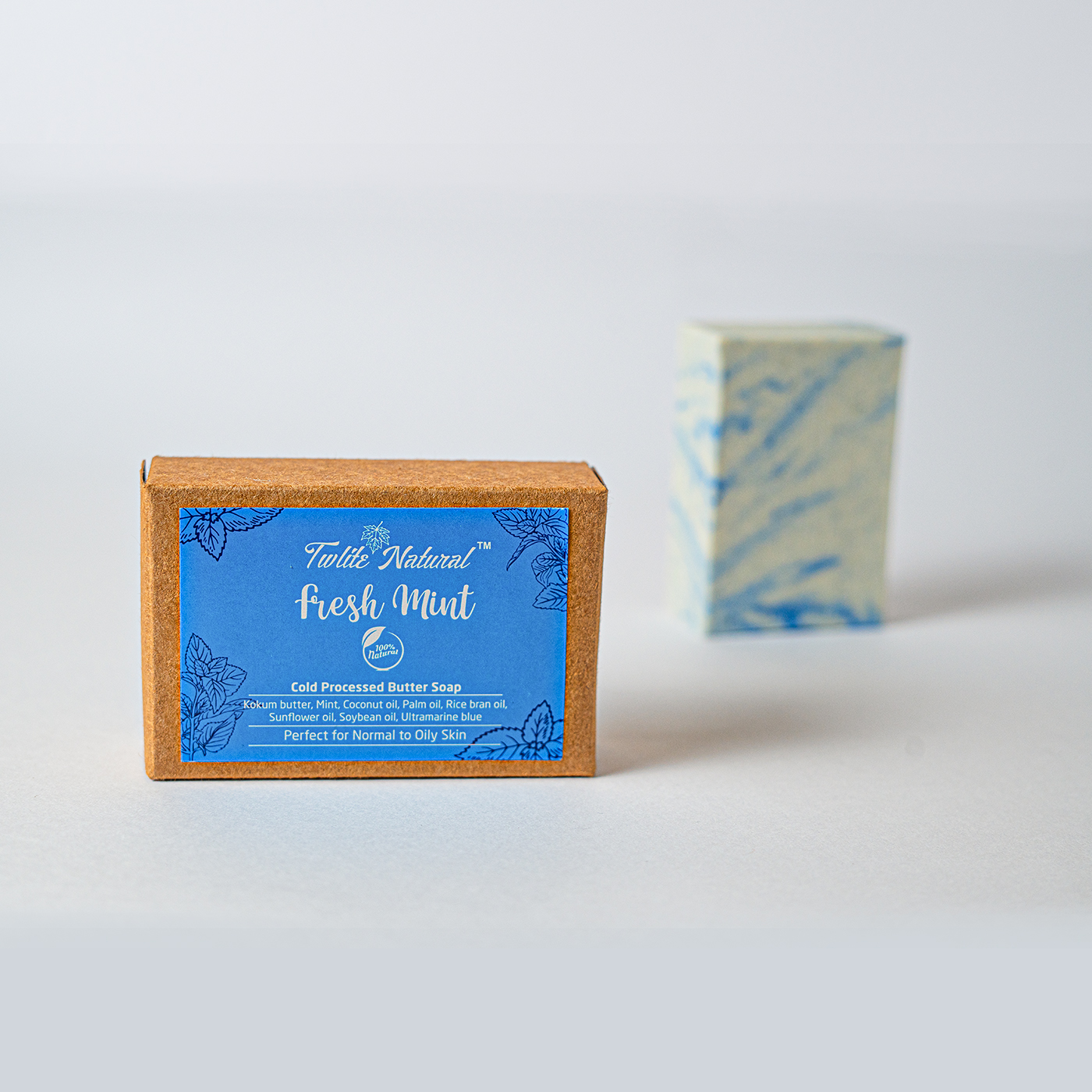 Fresh Mint Cold Processed Soap (125 G)