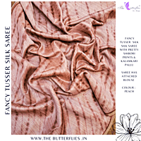 SEMI TUSSER SILK SAREE SFHSTSK23685