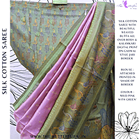 SILK COTTON SAREE  DCMSSCS23870