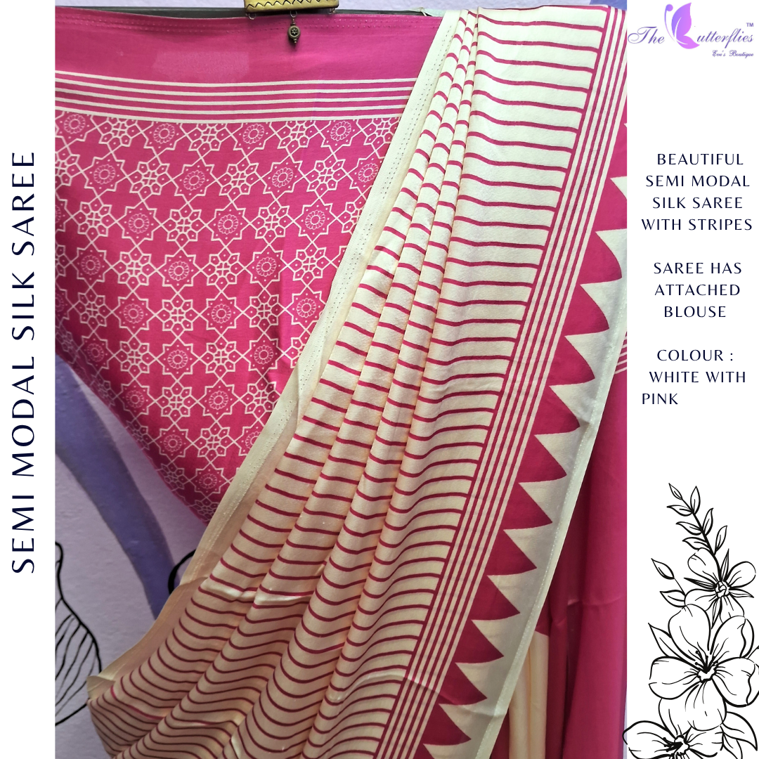 SEMI MODAL SILK SAREE  DCMSmss24255