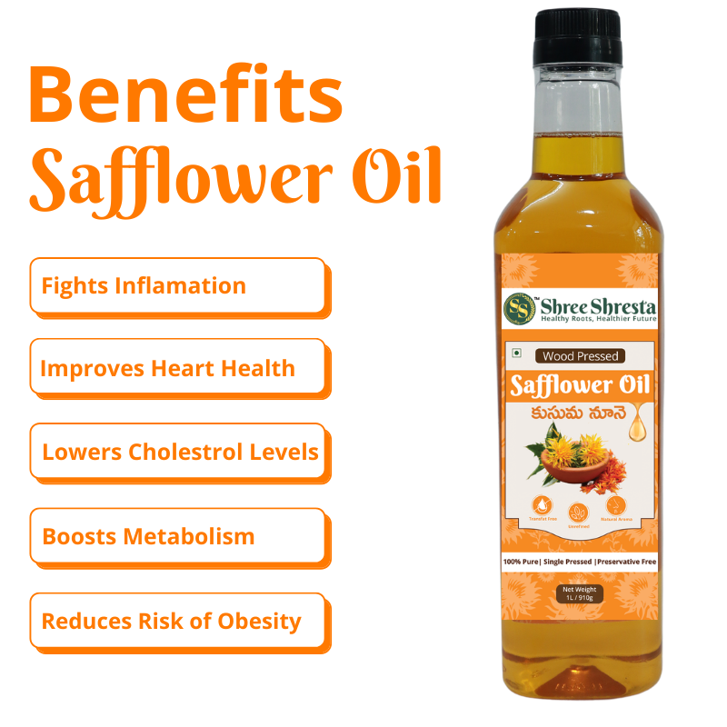 Wood-Pressed Safflower Oil