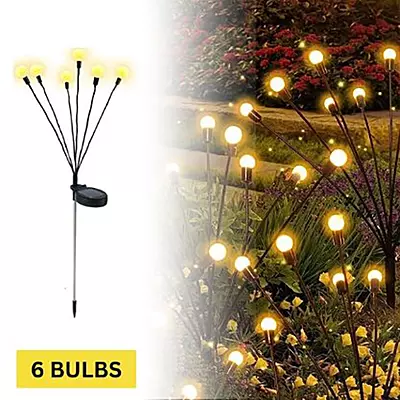6 Stick Ww Firefly Solar Garden Light Model Warm White Solar Outdoor Decor Lights Light Waterproof 6 Stick Ww Firefly Solar Garden Light Model Warm White Solar Outdoor Decor Lights Light Waterproof