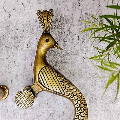 Brass Door Handle Set - 10 inch Height | Elegant Brass Door Handle Set for Home Decor Brass Door Handle Set - 10 inch Height | Elegant Brass Door Handle Set for Home Decor