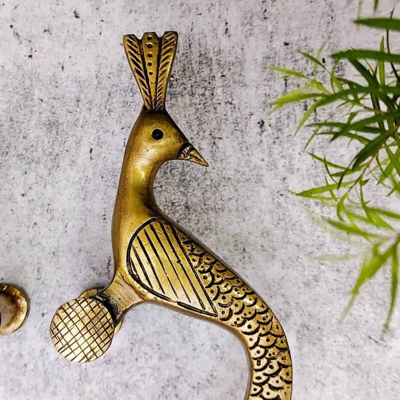 Brass Door Handle Set - 10 inch Height | Elegant Brass Door Handle Set for Home Decor Brass Door Handle Set - 10 inch Height | Elegant Brass Door Handle Set for Home Decor