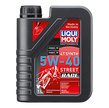 Liqui Moly Motorbike 4T Synth 5W-40 Street Race Liqui Moly Motorbike 4T Synth 5W-40 Street Race