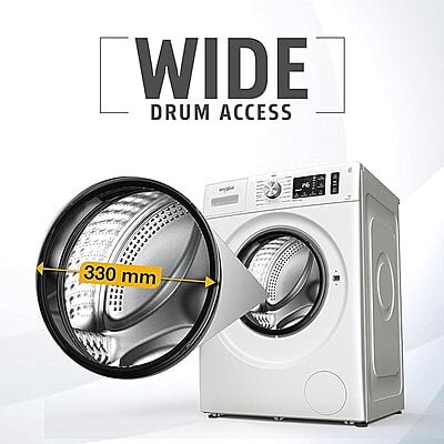 Whirlpool 7 Kg Steam Technology Inverter Front Load Washing Machine Whirlpool 7 Kg Steam Technology Inverter Front Load Washing Machine