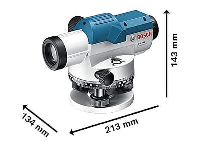 Bosch GOL 26 D-2 Plastic Professional Optical Level (Blue), 1 Piece