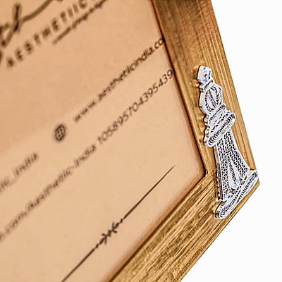 The Monarchy of Chaturanga - Silver Filigree Work Photo Frame The Monarchy of Chaturanga - Silver Filigree Work Photo Frame