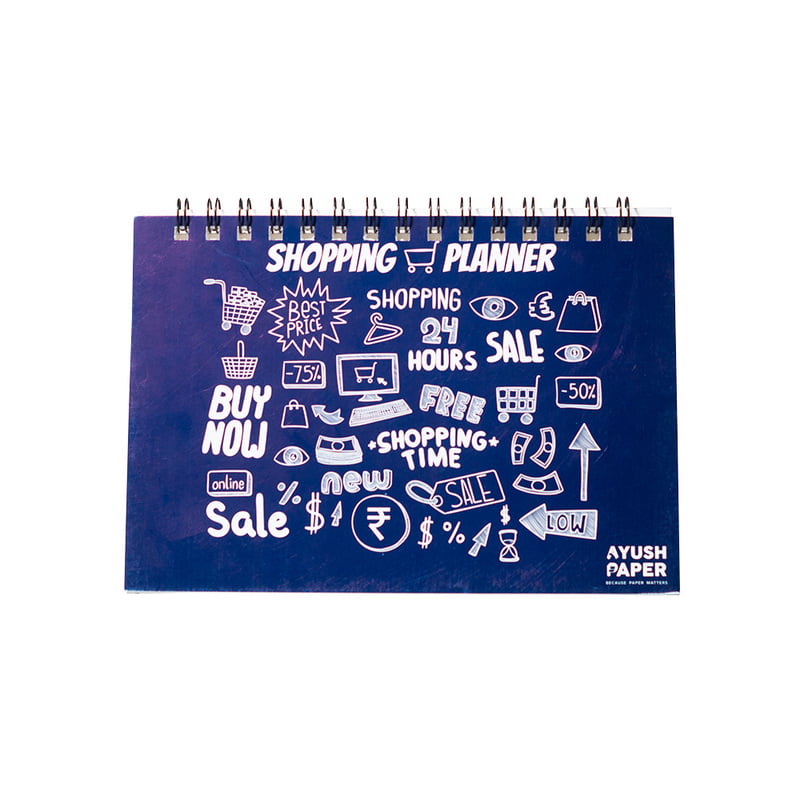 Shopping List Planner Notebook - 30 Pages Shopping List Planner Notebook - 30 Pages
