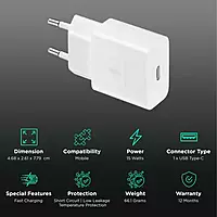 Samsung 15W USB Type-C Fast Charging Adapter ,Quick Charging, Safe, and Efficient for Smartphones, Tablets & More Samsung 15W USB Type-C Fast Charging Adapter ,Quick Charging, Safe, and Efficient for Smartphones, Tablets & More