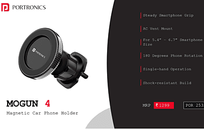 Car Phone Holder Portronics
