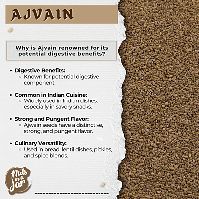 Aromatic Spices Ajvain 250 Grams Aromatic Spices Ajvain 250 Grams