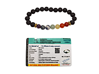7 Chakra Lava Stone Bracelet | Balances Energy, Promotes Harmony & Inner Peace 7 Chakra Lava Stone Bracelet | Balances Energy, Promotes Harmony & Inner Peace