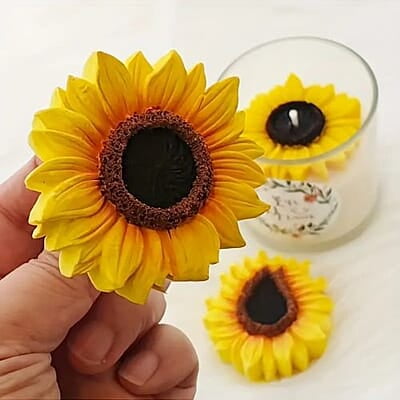 Silicon Mold Candle SunFlower