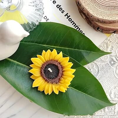 Silicon Mold Candle SunFlower