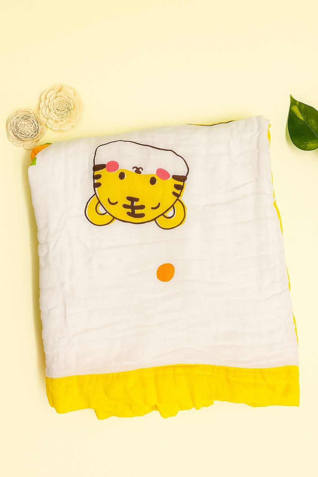 6-Layer Muslin Cotton Crinkled Colour Blanket 110* 110C – Assorted Colors & Designs