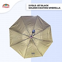 2FOLD JET BLACK GOLDEN COATING | (Pack of 12pcs) | INR 150/piece