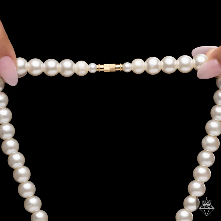 Anti-Tarnish Crystal Pearl Necklace Set With Earrings Anti-Tarnish Crystal Pearl Necklace Set With Earrings