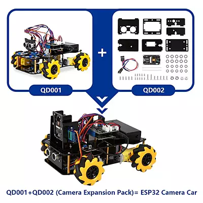 ESP32 Camera Expansion Pack for QD001  (Without Car)