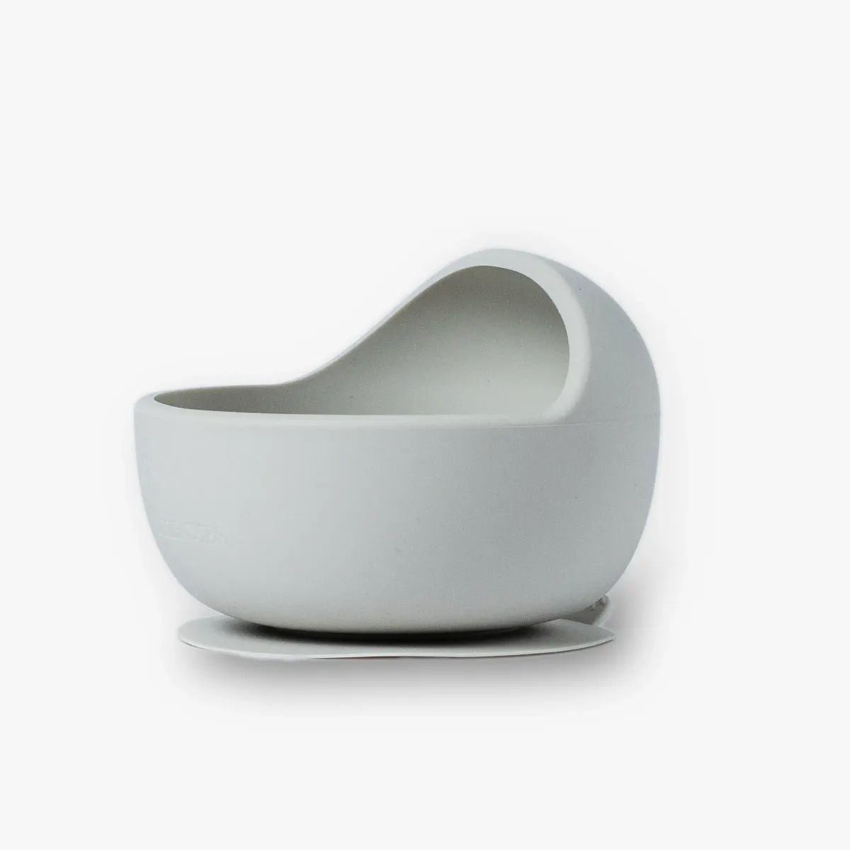 Cuddle Cubs BPA-Free Silicone Suction Baby Feeding Bowl – Grey