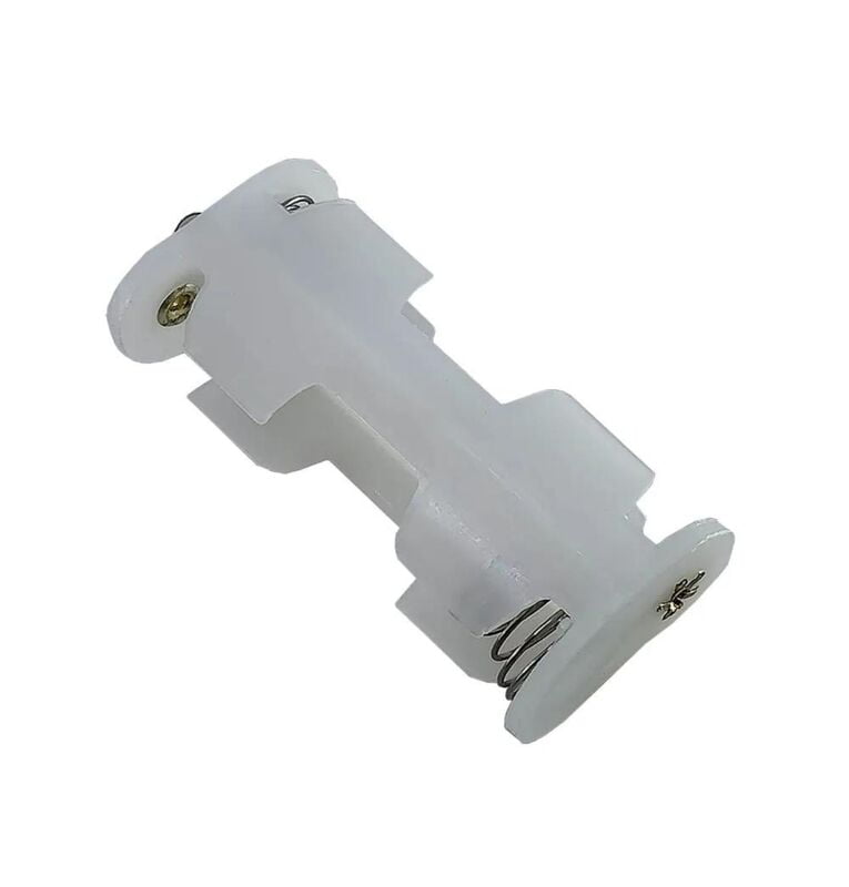 2xAA Battery Holder White Color 2xAA Battery Holder White Color