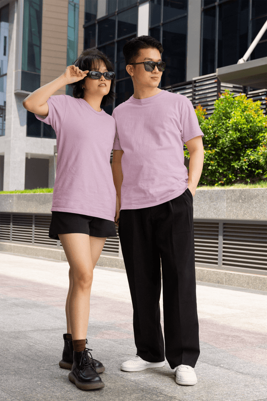 Unisex Round Neck Half Sleeve