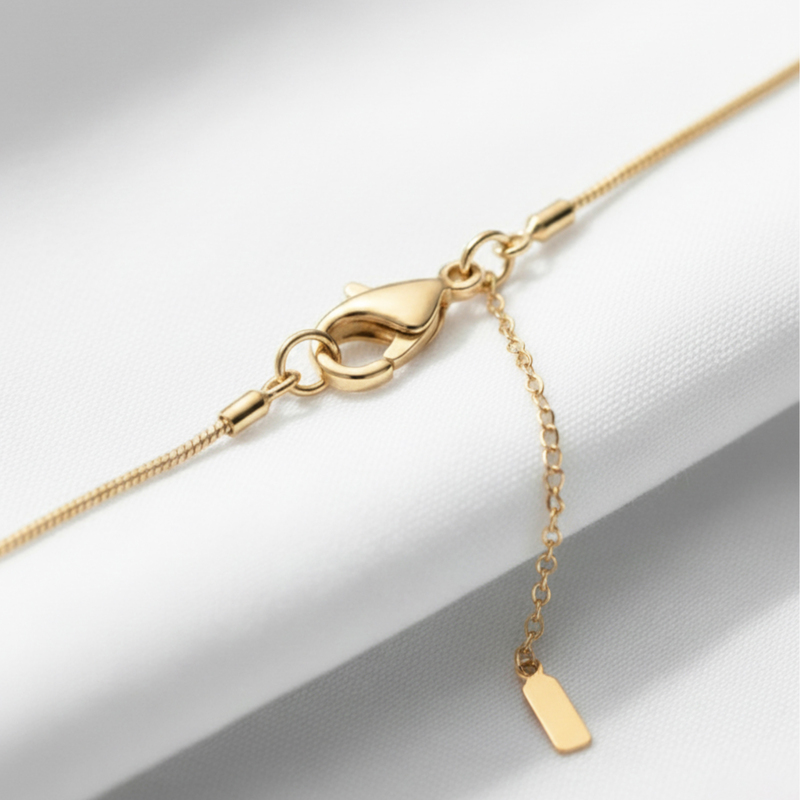 KAYYA21 Elegant Gold Pendant Necklace Set – Stainless Steel Gold Finish