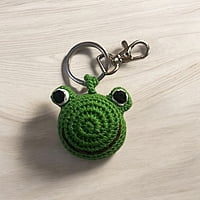 Crochet Frog Keychain Crochet Frog Keychain