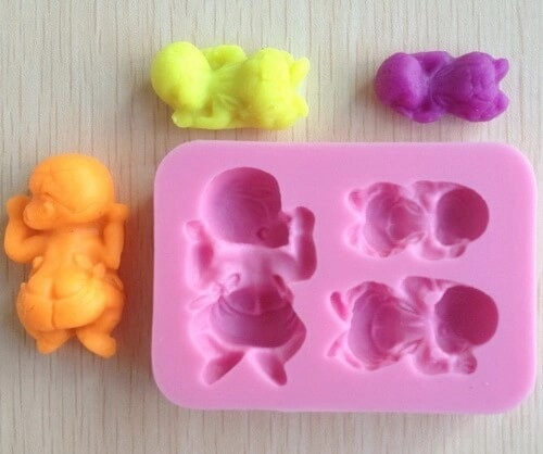 3 In 1 Baby Fondant Mould 3 In 1 Baby Fondant Mould