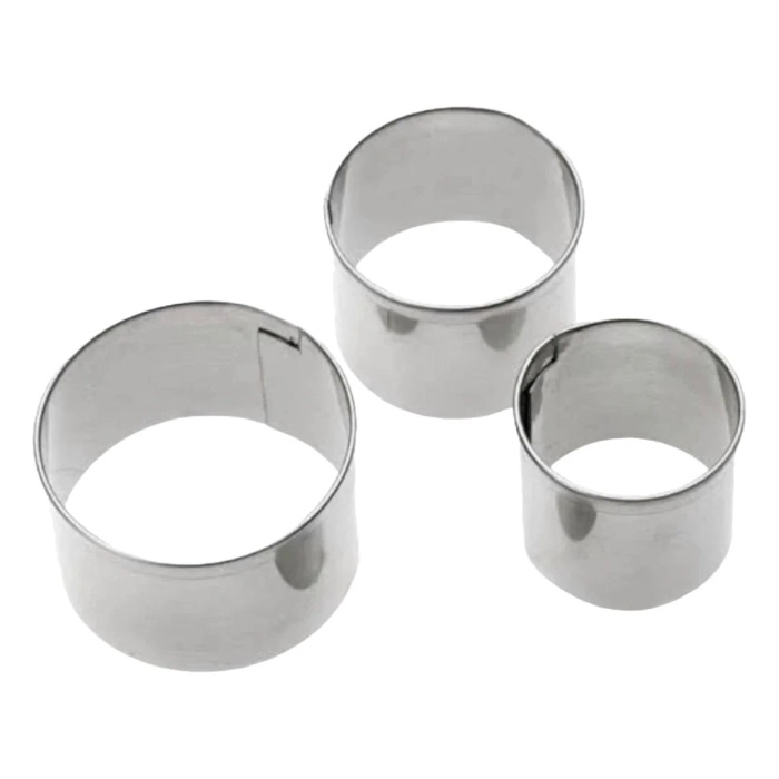 3 Pc Round Cookie Cutter 3 Pc Round Cookie Cutter