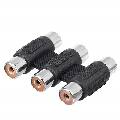 RCA Jointer Female Connector | Durable Plastic Build | Standard Plating & Current Rating RCA Jointer Female Connector | Durable Plastic Build | Standard Plating & Current Rating