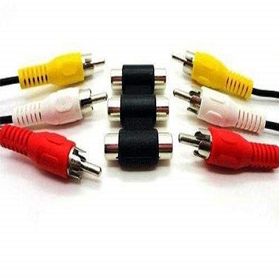 RCA Jointer Female Connector | Durable Plastic Build | Standard Plating & Current Rating RCA Jointer Female Connector | Durable Plastic Build | Standard Plating & Current Rating