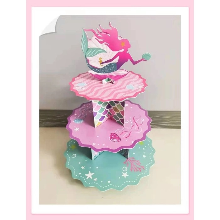 3 Tier Cardboard Cupcake Stand 3 Tier Cardboard Cupcake Stand