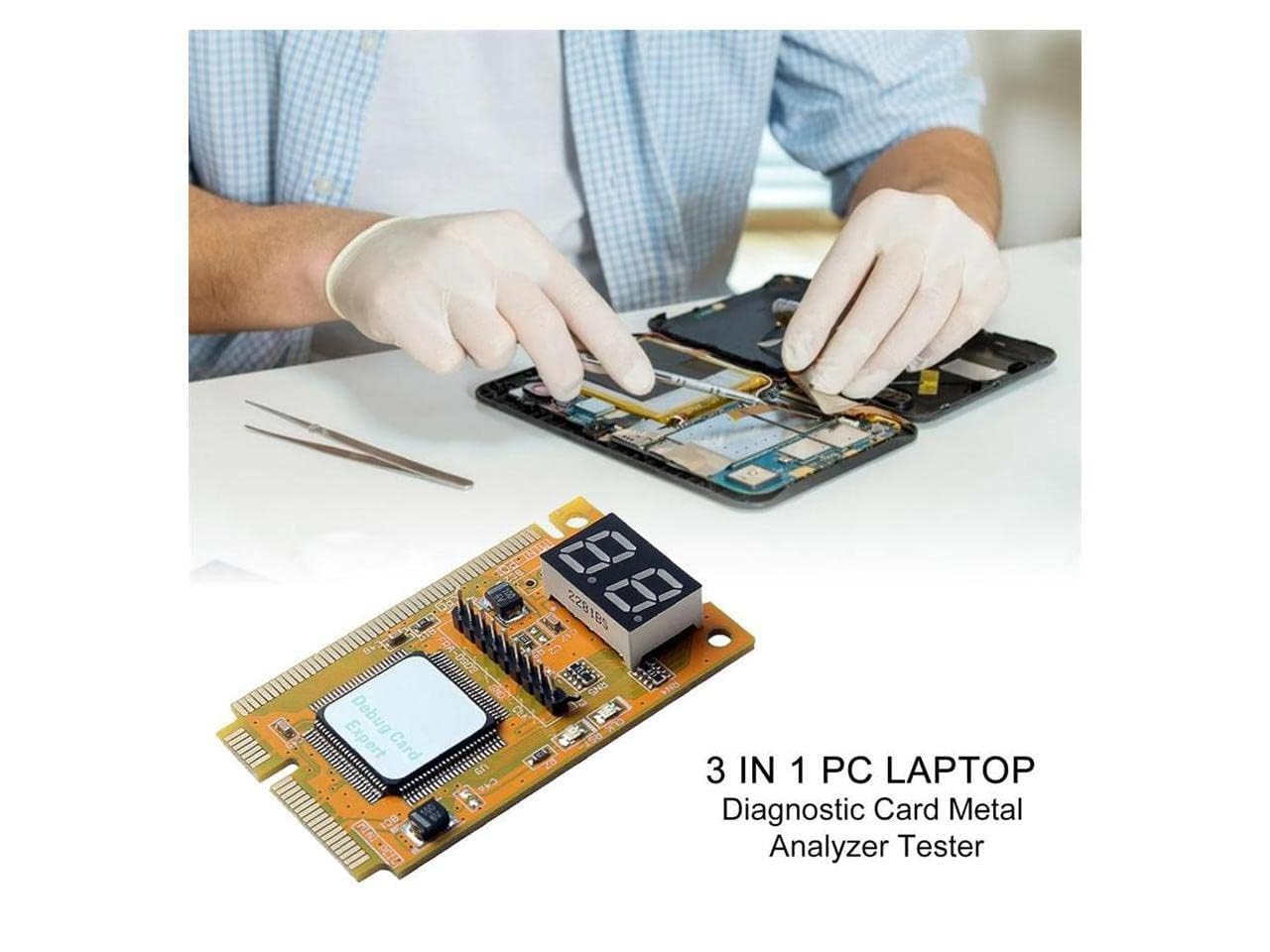 Mini PCI/Mini PCI-E/LPC 3-in-1 PCB Diagnostic Test Card for Desktop and Laptop Debugging Mini PCI/Mini PCI-E/LPC 3-in-1 PCB Diagnostic Test Card for Desktop and Laptop Debugging
