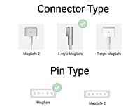 60W Laptop Adapter/Charger 16.5V/3.65A Magsafe 1, MacBook Pro (13-inch) 60 W Adapter 60W Laptop Adapter/Charger 16.5V/3.65A Magsafe 1, MacBook Pro (13-inch) 60 W Adapter