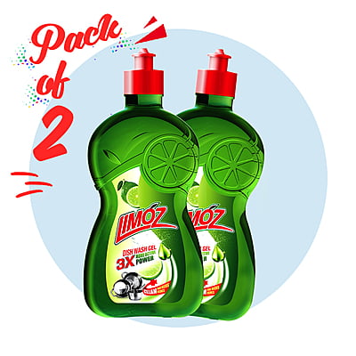 LIMOZ | 3X Dish Wash Gel 500ML (Pack of 2) LIMOZ | 3X Dish Wash Gel 500ML (Pack of 2)