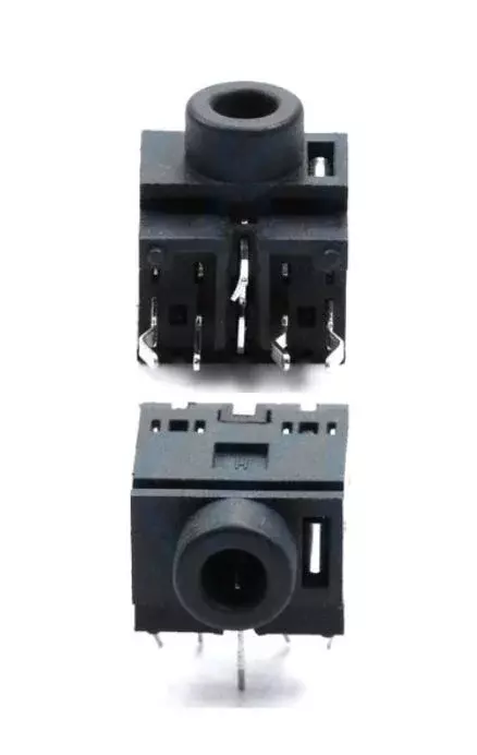 3.5mm Female Audio Jack Connector 5-Pin Phone Jack Socket (Through-Hole, PJ-3270) 3.5mm Female Audio Jack Connector 5-Pin Phone Jack Socket (Through-Hole, PJ-3270)