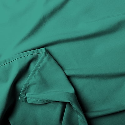 Pillow Cover Framed Glace Cotton 300 TC - Plain - Emerald Green