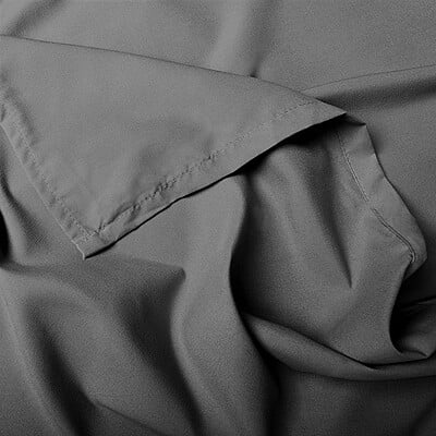 Pillow Cover Non-Framed Glace Cotton 300 TC - Plain - Steel Grey