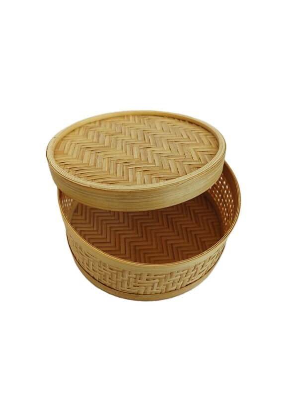 Handwoven Bamboo Utility Box with cover || beautiful and elegant || for Dining room and kitchen